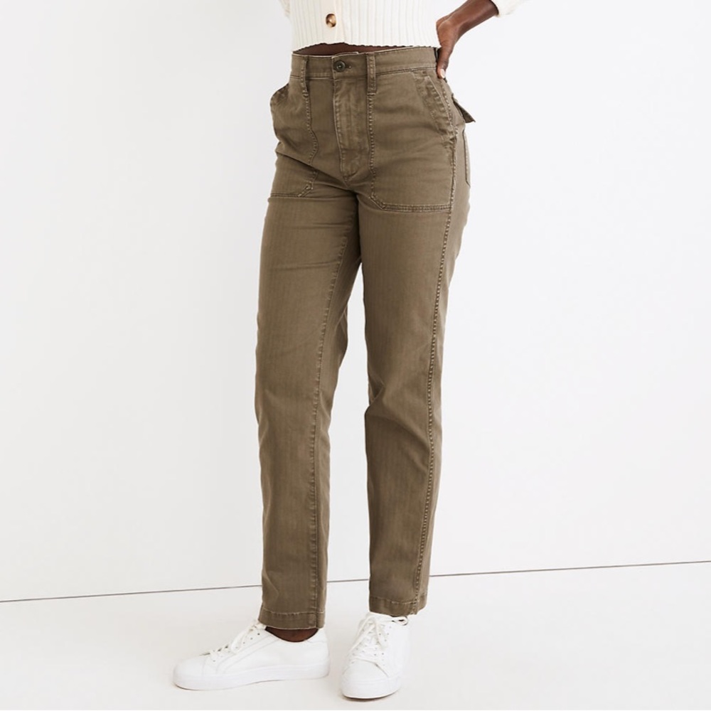 NWT Madewell The Curvy Perfect Vintage Workwear Pants